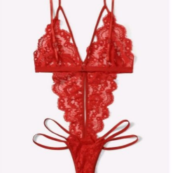 Cut-out Harness Detail Lace